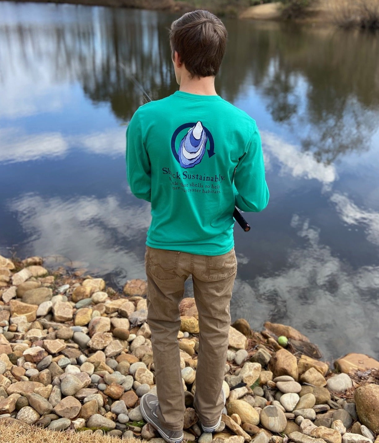 Shuck Sustainably Oyster Tee