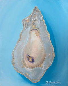 Oyster Shell 16"w20" Painting - original art