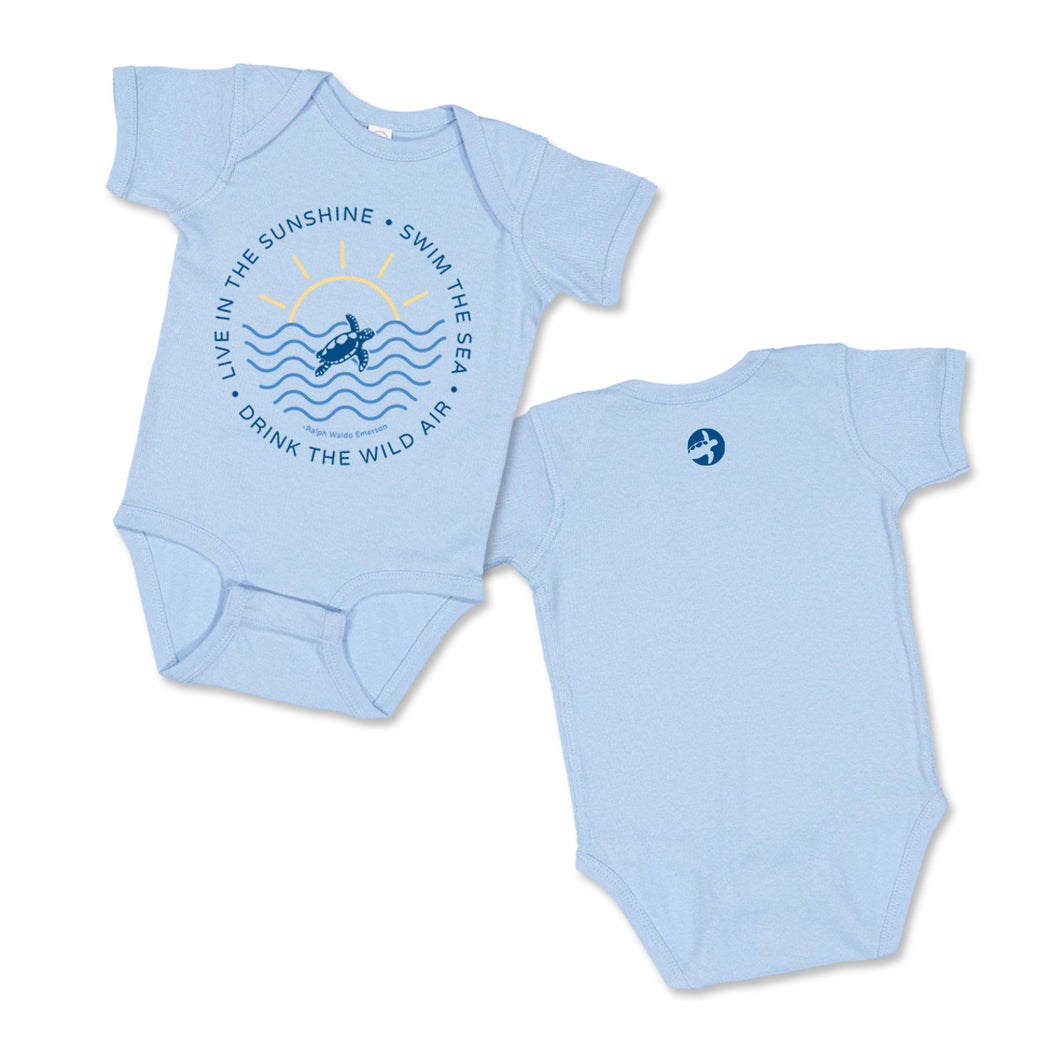 Live in the Sunshine Infant Organic Cotton One-Piece